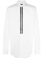 Dsquared2 Embellished Stripe Shirt - White