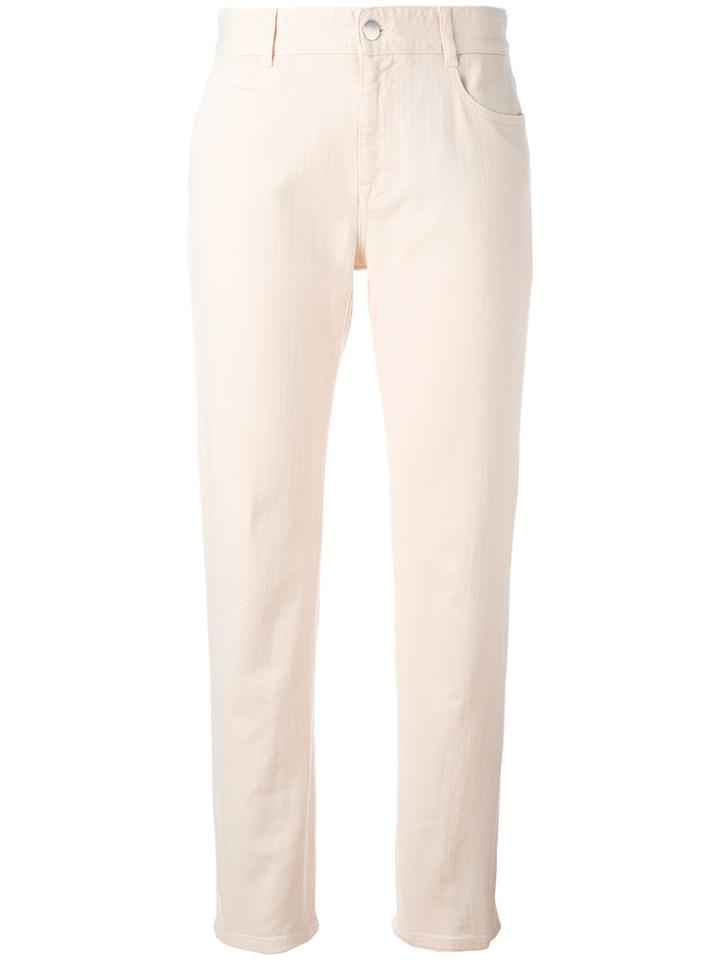 Stella Mccartney Straight Trousers - Pink & Purple