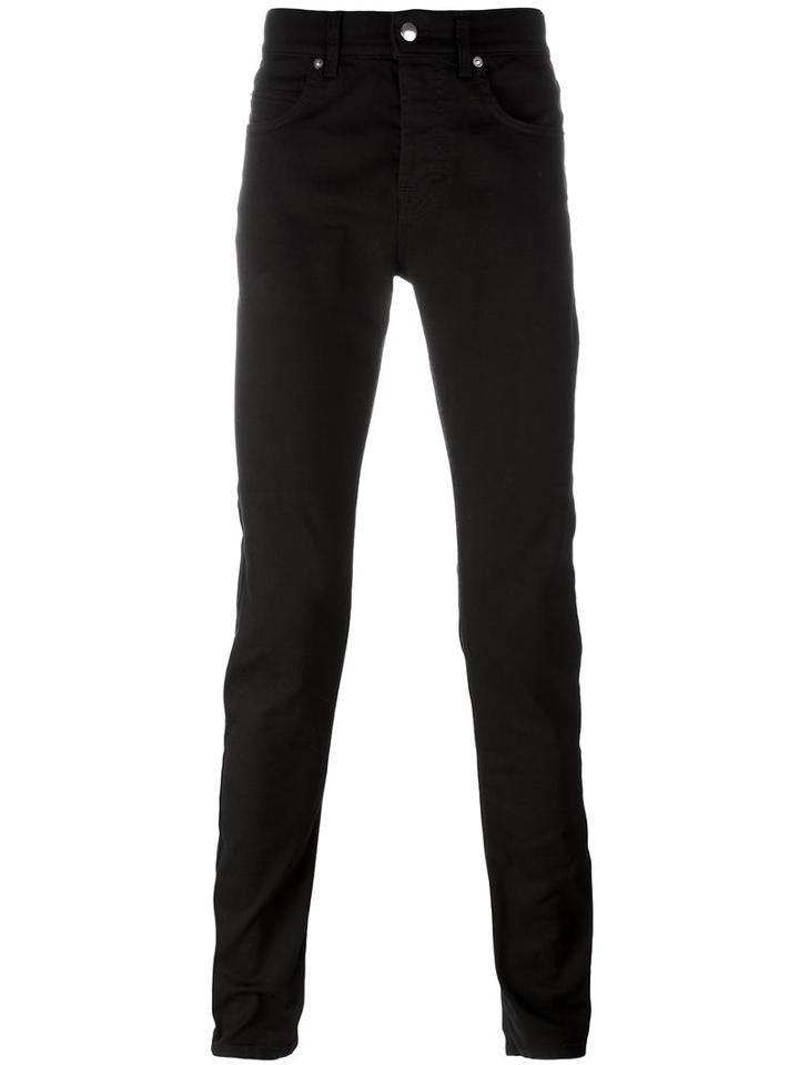 Mcq Alexander Mcqueen 'strummer' Jeans, Men's, Size: 30, Black, Cotton/polyester/spandex/elastane