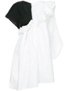 Yohji Yamamoto Pre-owned Split Ruffle Top - White