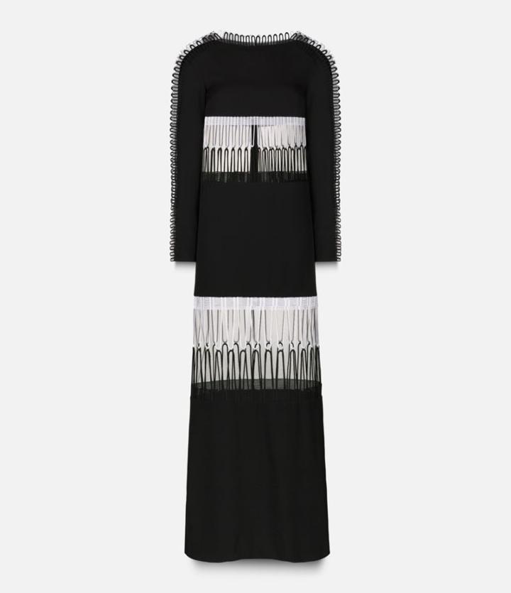 Christopher Kane Loop Trim Long Dress