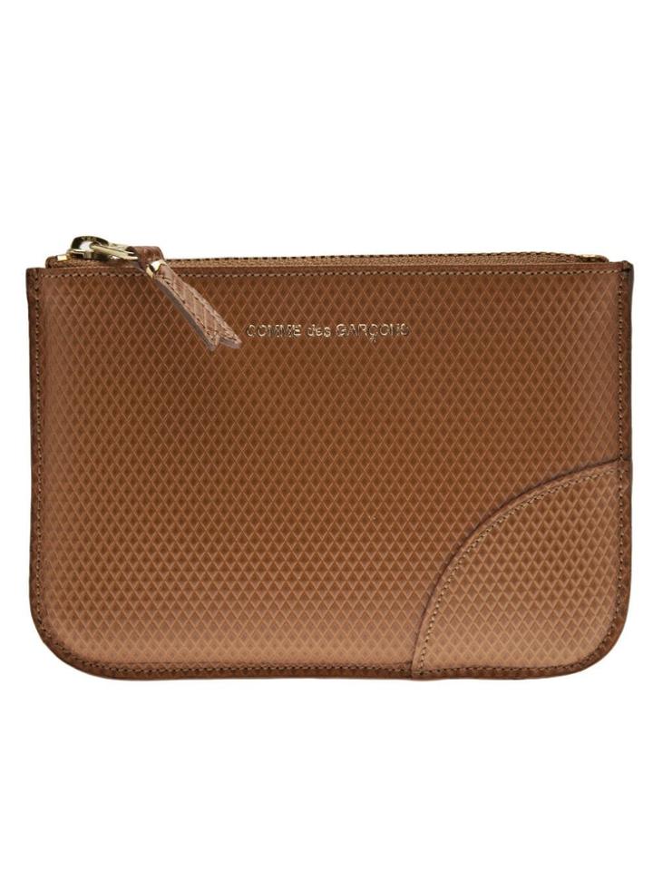 Comme Des Garçons Wallet 'luxury Group' Zip Wallet - Neutrals