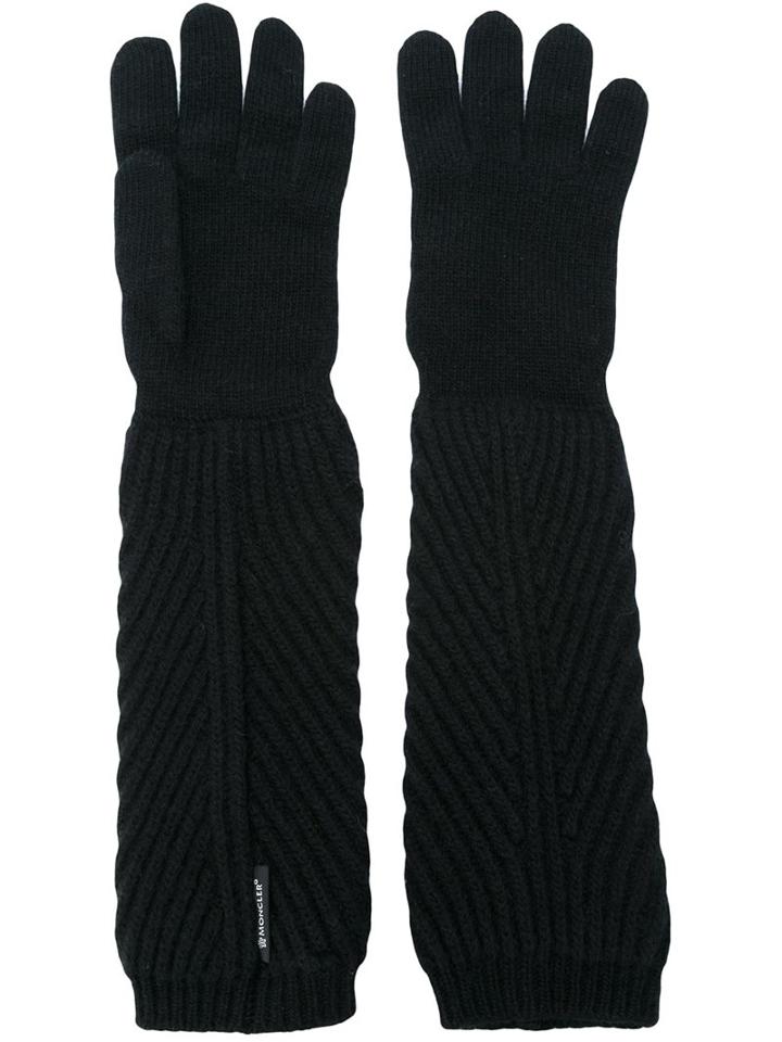 Moncler Ribbed Long Gloves