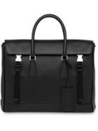 Prada Saffiano Briefcase - Black