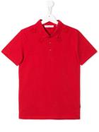 Givenchy Kids Star Patch Polo Shirt - Red