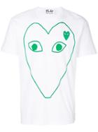 Comme Des Garçons Play - Print T-shirt - Men - Cotton - M, White, Cotton