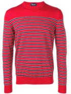 Drumohr Striped Sweater - Red