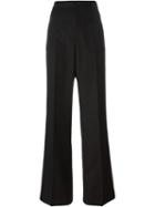 Marc Jacobs Wide Leg Trousers, Women's, Size: 2, Black, Silk/polyester
