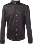 La Fileria For D'aniello Classic Shirt, Men's, Size: 54, Black, Cotton