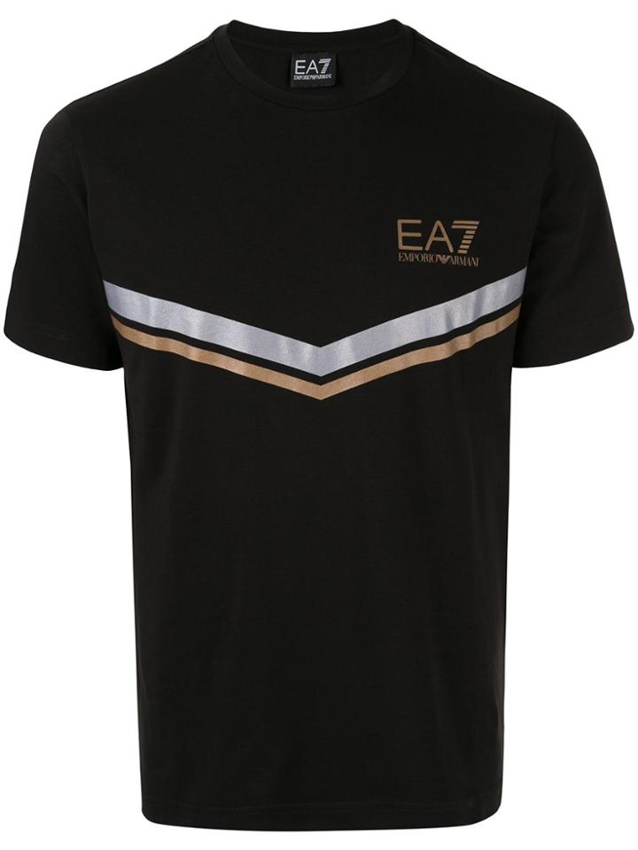 Ea7 Emporio Armani Thsirt Graphic Soccer - Black