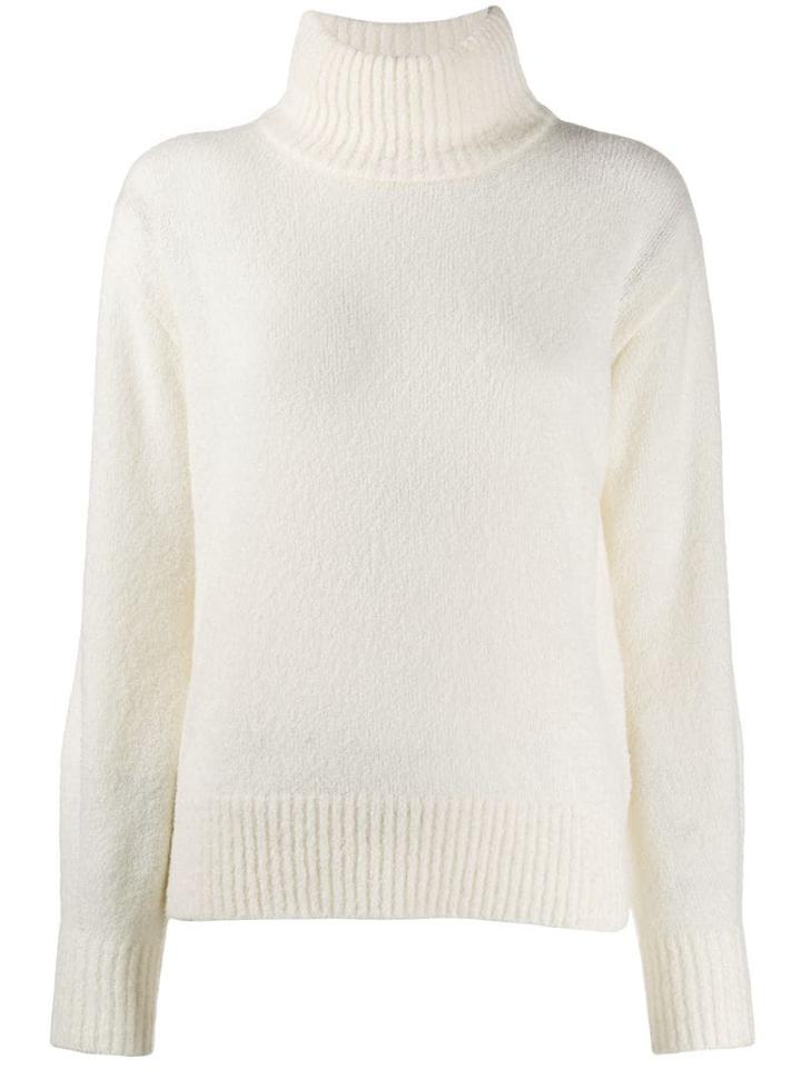 Dondup Turtle Neck Jumper - White