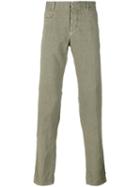 Incotex - Ottoman Slim Trousers - Men - Cotton/linen/flax - 30, Nude/neutrals, Cotton/linen/flax