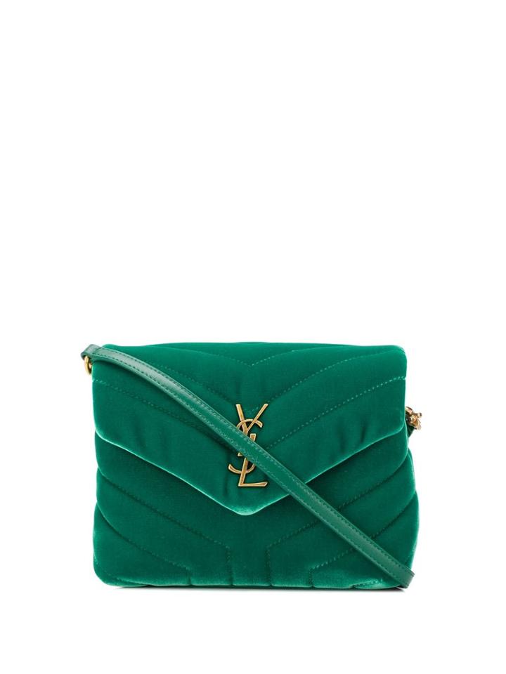 Saint Laurent Loulou Toy Crossbody Bag - Green