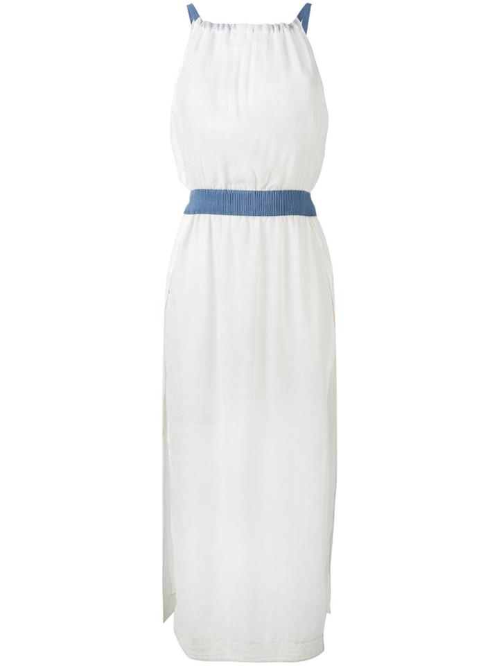 Diesel - Longline Dress - Women - Cotton/nylon/polyester/spandex/elastane - M, Women's, White, Cotton/nylon/polyester/spandex/elastane