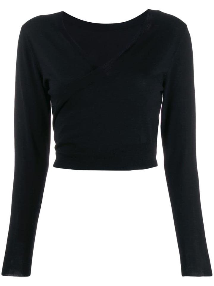 P.a.r.o.s.h. Lob Knitted Top - Black