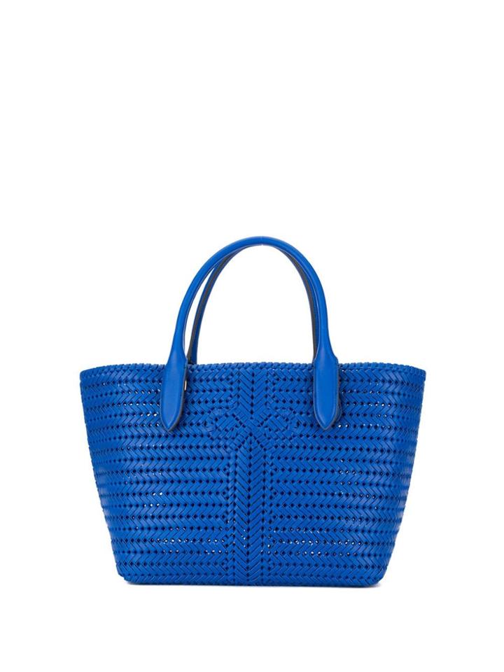 Anya Hindmarch Woven Tote - Blue