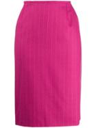 Yves Saint Laurent Pre-owned 1980's Scherrer Skirt - Pink