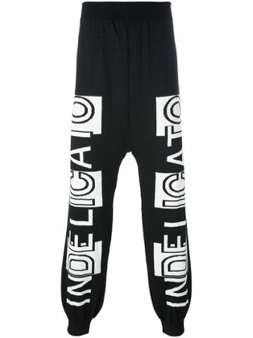 Nicola Indelicato Logo Print Track Pants