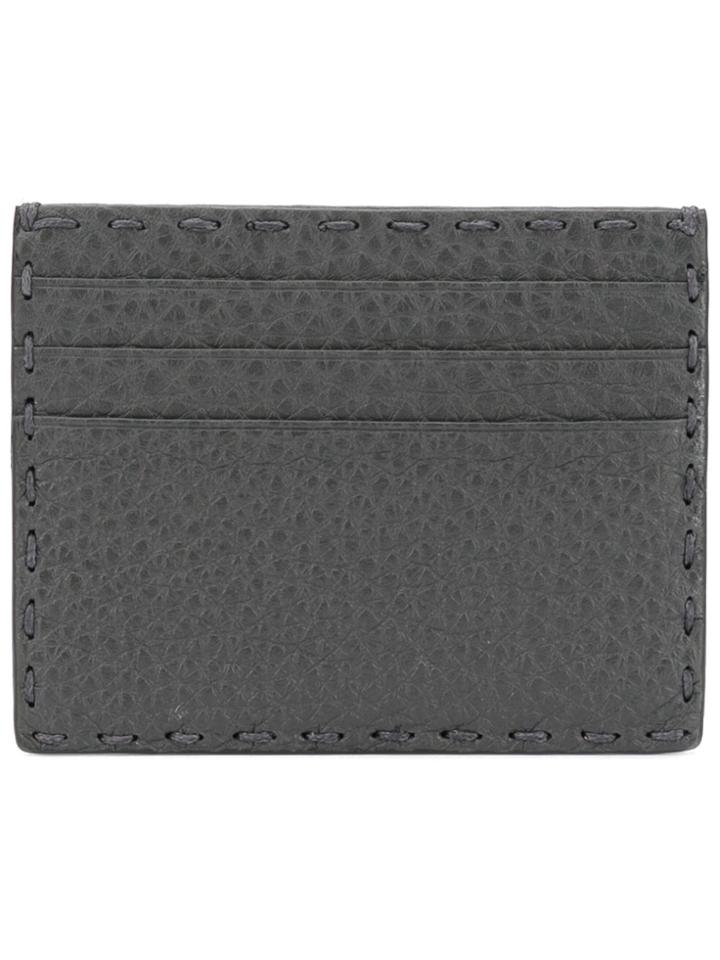 Fendi Six-slot Card Holder - Grey