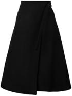 Tela Wrap Skirt - Black