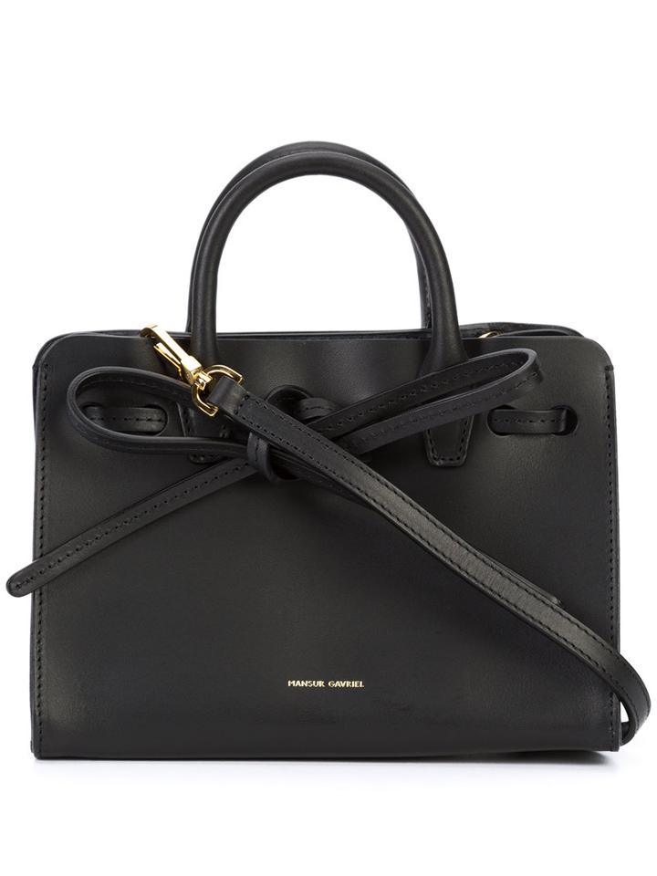 Mansur Gavriel - Bow Front Tote - Women - Leather - One Size, Black, Leather