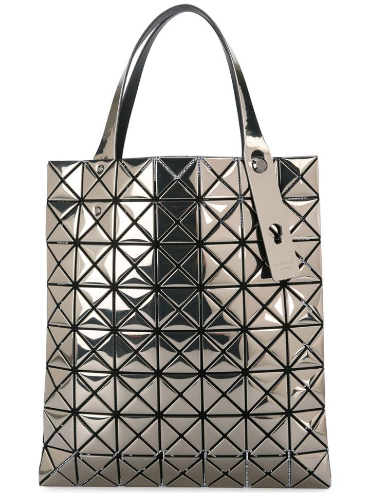 Bao Bao Issey Miyake Metallic Platinum Tote