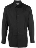Yohji Yamamoto Waist Belt Shirt - Black
