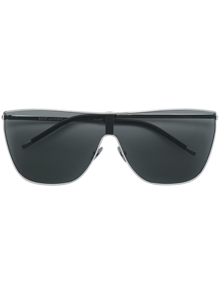 Saint Laurent Eyewear Sl1 Mask Sunglasses - Black