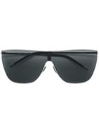 Saint Laurent Eyewear Sl1 Mask Sunglasses - Black