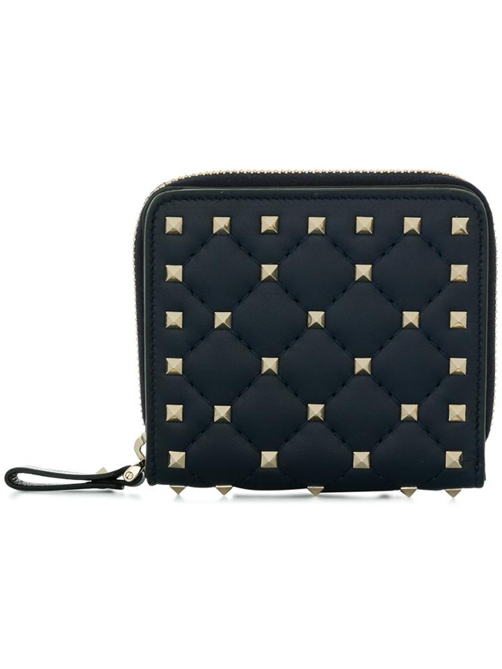 Valentino Valentino Garavani Rockstud Compact Purse - Blue
