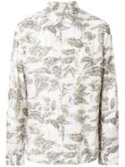 All Saints Leaf Print Shirt - Nude & Neutrals