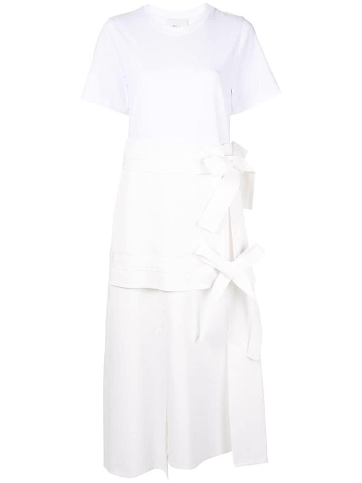 3.1 Phillip Lim Tie Front Midi Dress - White