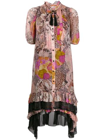 Coach Kaffe Fassett Print Tent Dress - Pink