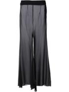Ellery Sheer Trousers, Women's, Size: 6, Black, Silk