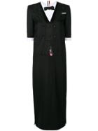 Thom Browne Trompe L'oeil Classic Tux Dress - Black