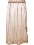 Uma Wang Sheer Maxi Skirt