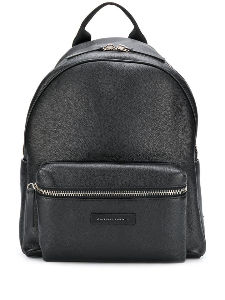 Giuseppe Zanotti Bud Leather Backpack - Black