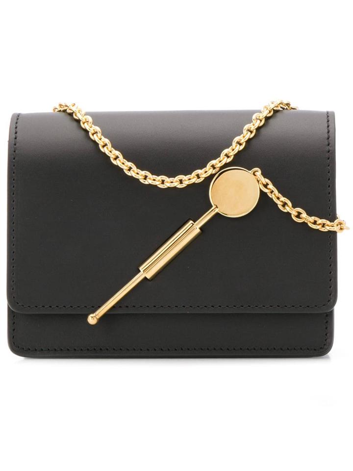 Sophie Hulme Micro Cocktail Stirrer Clutch - Black
