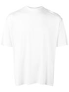 Y / Project Drawstring Gathered Back T-shirt, Men's, Size: Medium, White, Spandex/elastane/viscose