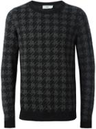 Closed Houndstooth Pullover Sweater