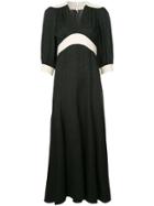 Jill Stuart V-neck Flared Dress - Black