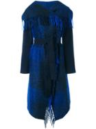 Twin-set Belted Coat, Women's, Size: Xs, Black, Acrylic/polyamide/polyester/alpaca