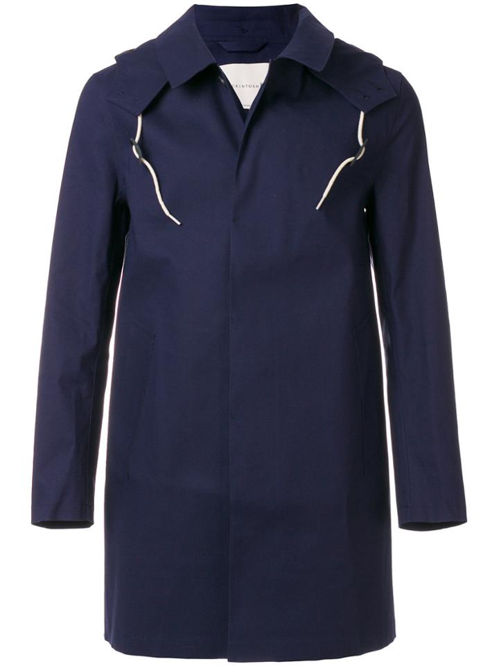 Mackintosh Classic Fitted Raincoat - Blue