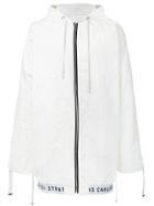 Strateas Carlucci Veil Hooded Jacket - White