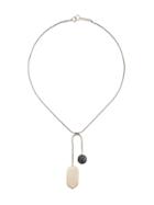 Isabel Marant Mixed Stones Necklace - Silver