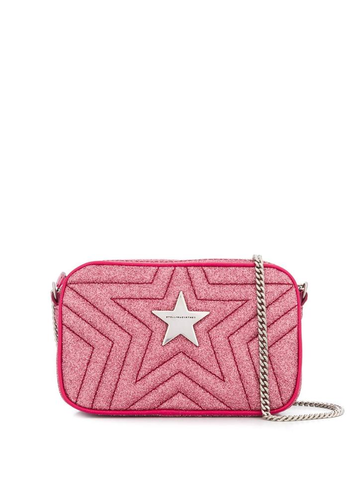 Stella Mccartney Star Logo Cross-body Bag - Pink