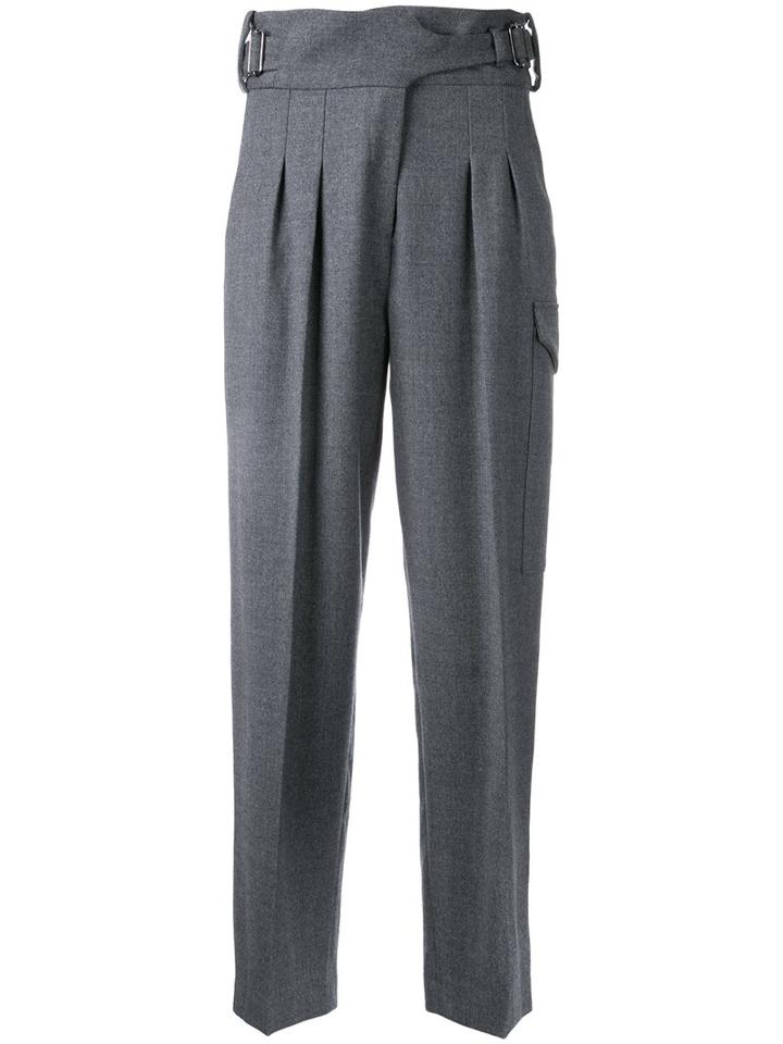 Bianca Spender Edward Trousers, Women's, Size: 10, Grey, Wool/spandex/elastane