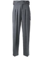 Bianca Spender Edward Trousers, Women's, Size: 10, Grey, Wool/spandex/elastane