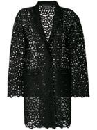 Boutique Moschino Broderie Anglaise Jacket - Black