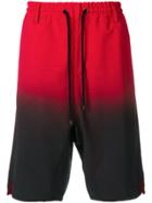 Marcelo Burlon County Of Milan Loose Fit Track Shorts - Red
